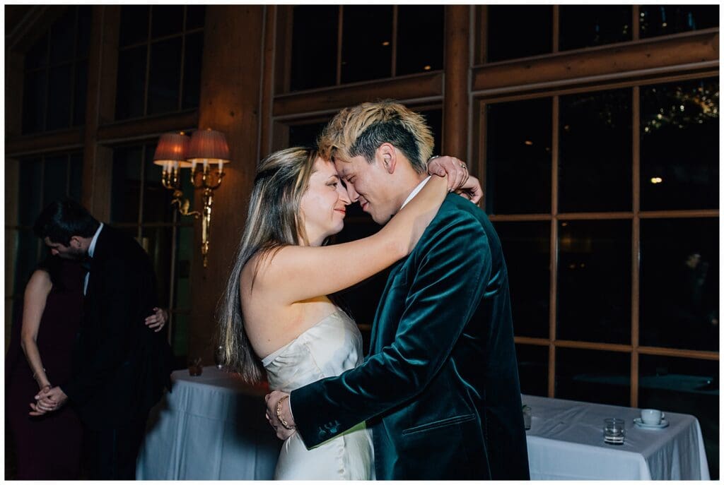 Winter Snowy Ski Resort Wedding Snowbasin Needles Caili Chung January