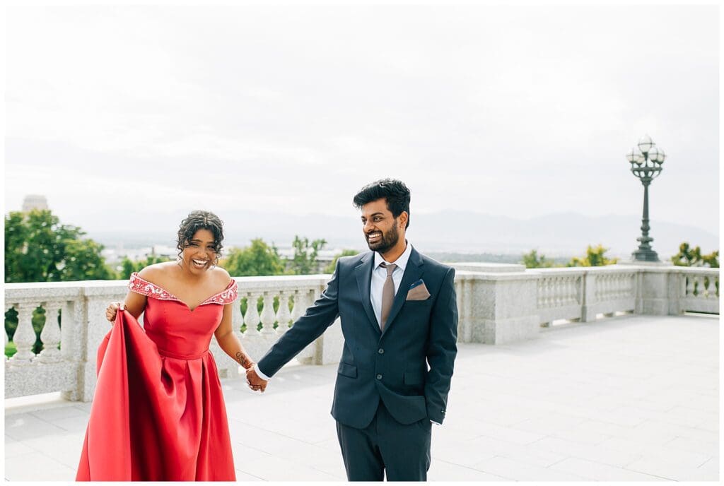 Utah State Capitol Indian Engagement Photographer