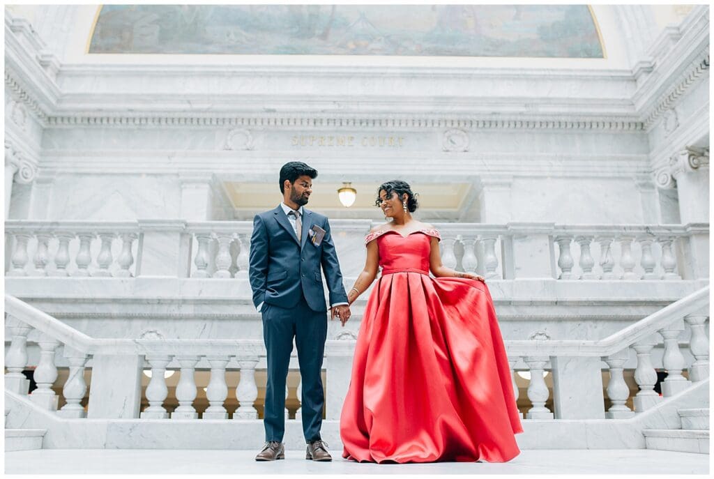 Utah State Capitol Indian Engagement Photographer