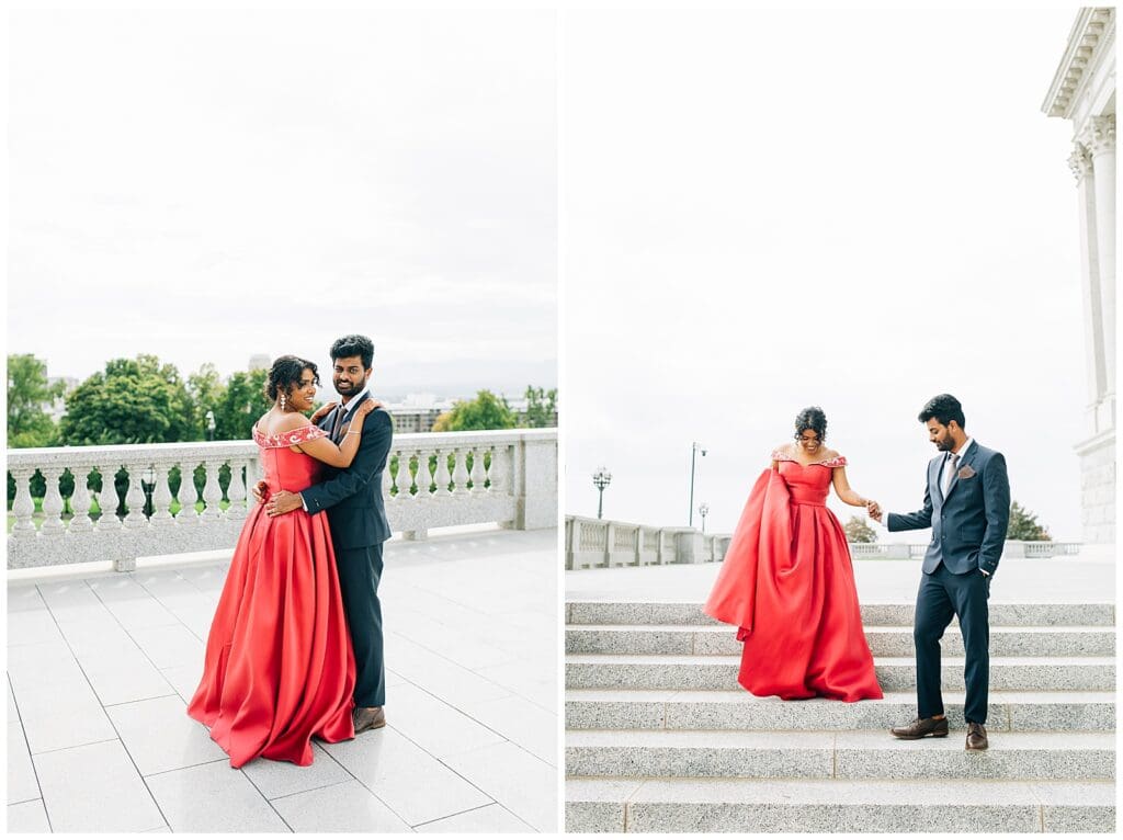 Utah State Capitol Indian Engagement Photographer
