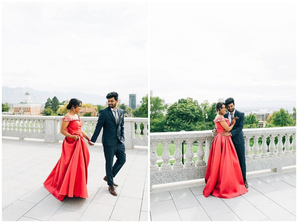 Utah State Capitol Indian Engagement Photographer