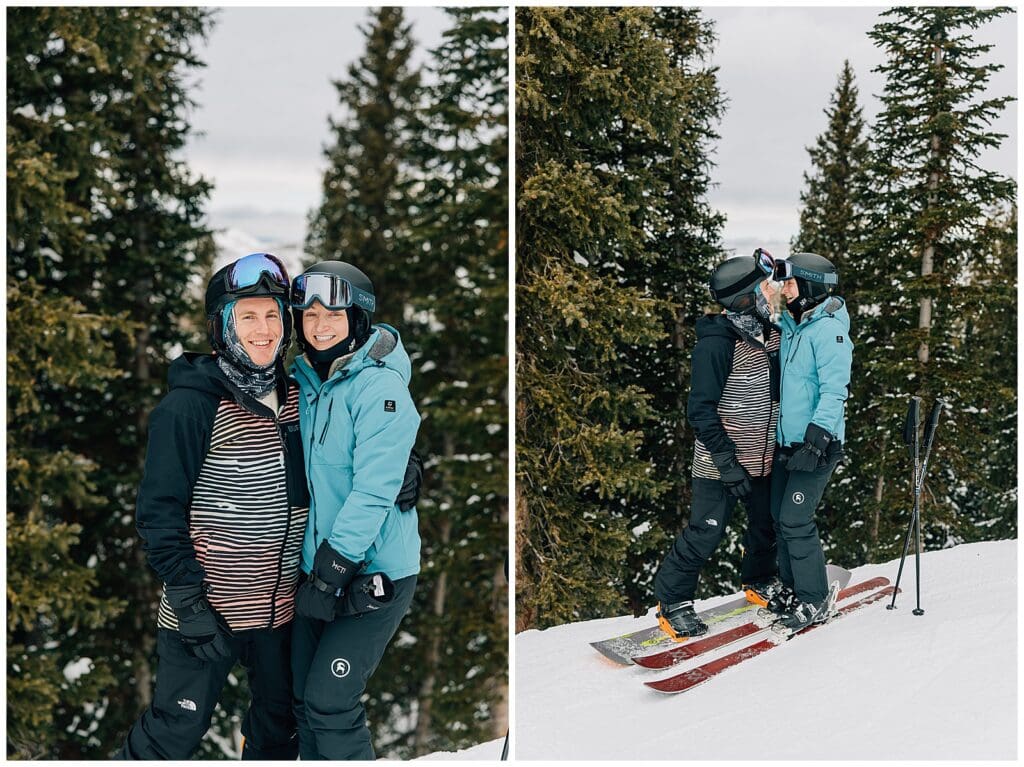 Ski Snowboard Utah Proposal Mountain Engagement