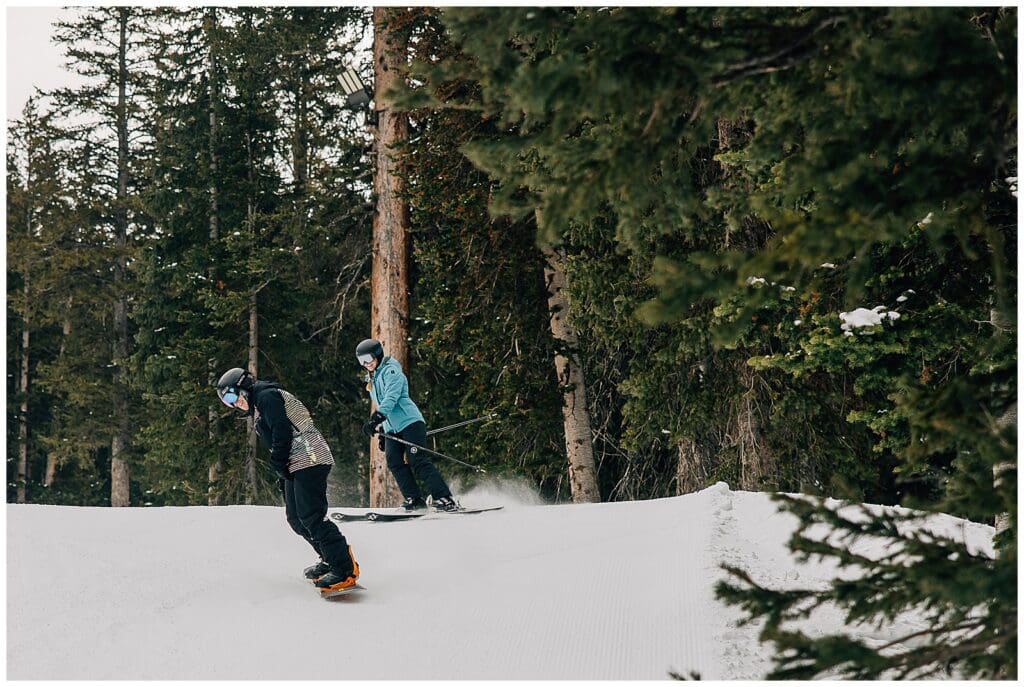 Ski Snowboard Utah Proposal Mountain Engagement