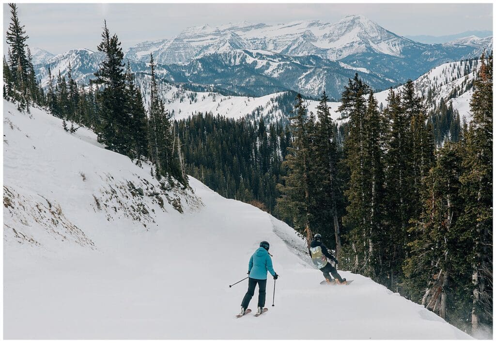 Ski Snowboard Utah Proposal Mountain Engagement