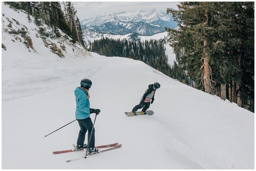 Ski Snowboard Utah Proposal Mountain Engagement