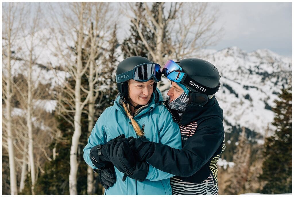 Ski Snowboard Utah Proposal Mountain Engagement