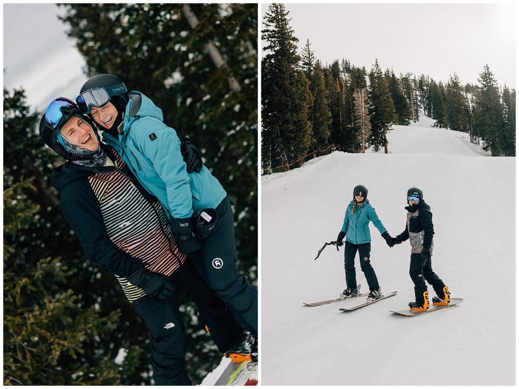 Ski Snowboard Utah Proposal Mountain Engagement