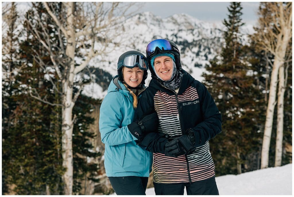 Ski Snowboard Utah Proposal Mountain Engagement