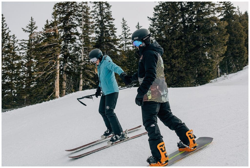 Ski Snowboard Utah Proposal Mountain Engagement