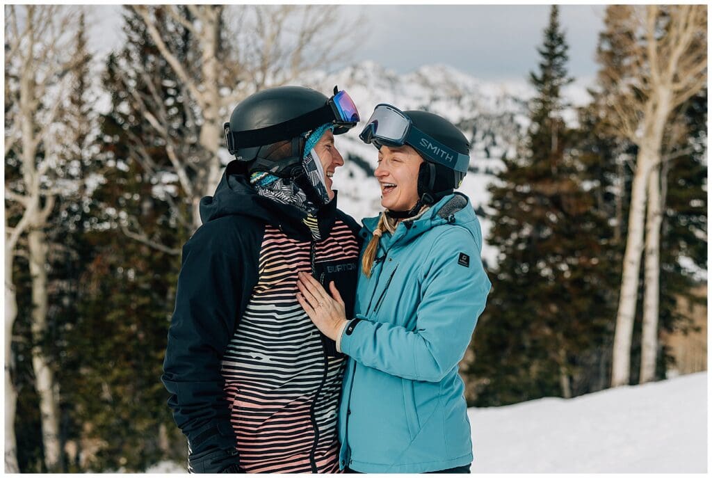 Ski Snowboard Utah Proposal Mountain Engagement