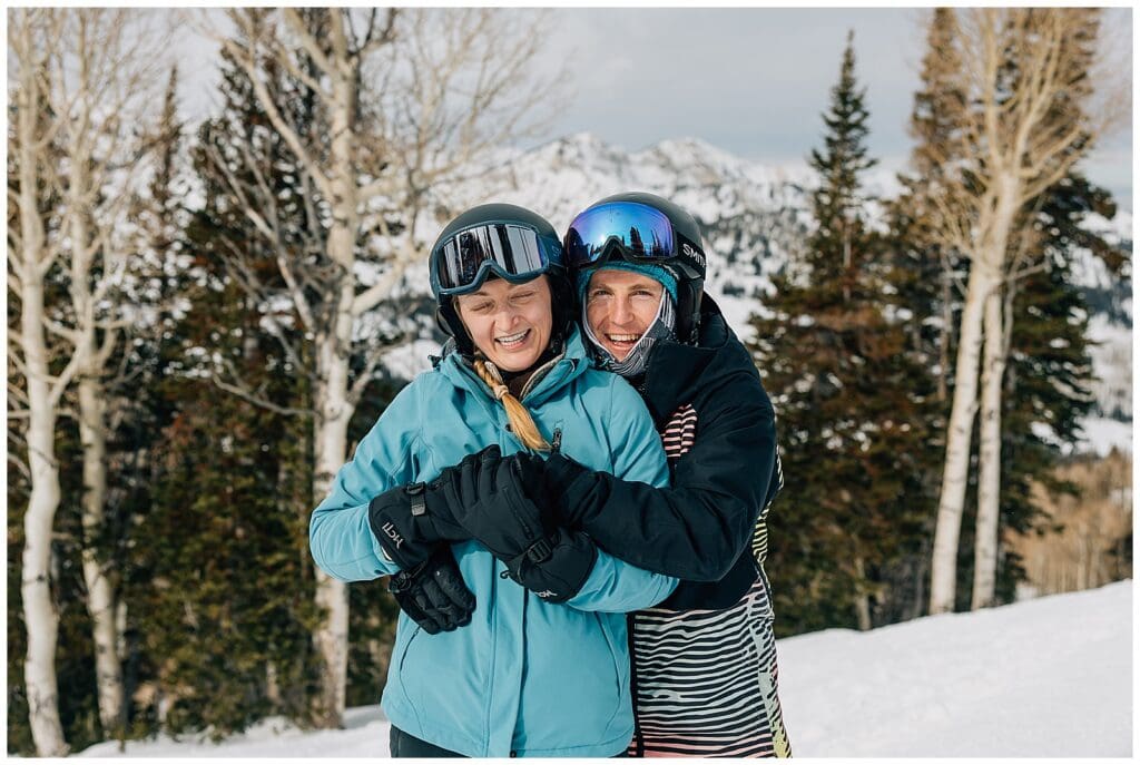 Ski Snowboard Utah Proposal Mountain Engagement