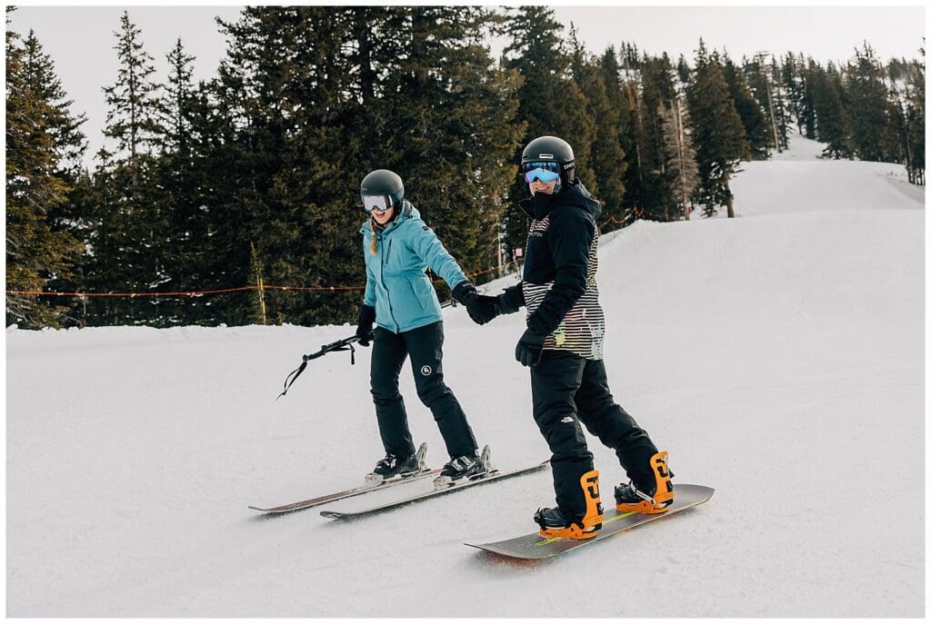 Ski Snowboard Utah Proposal Mountain Engagement