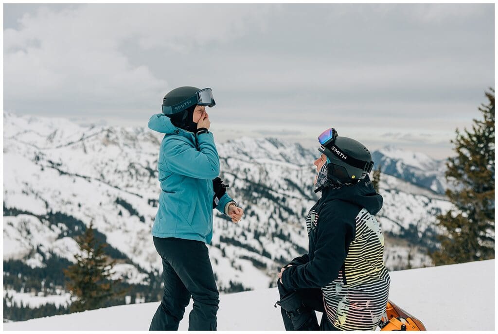 Ski Snowboard Utah Proposal Mountain Engagement