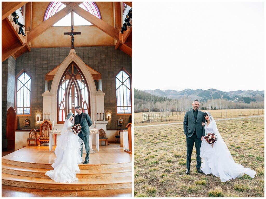 Park City Wedding Catholic Cathedral St Mary's