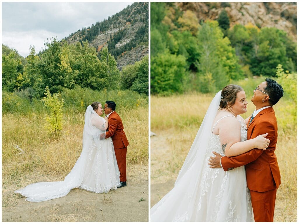 Storm Mountain Big Cottonwood Wedding Photographer Fall