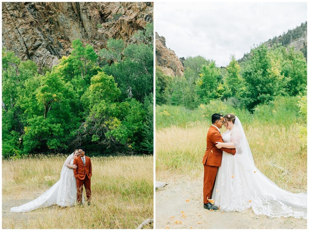 Storm Mountain Big Cottonwood Wedding Photographer Fall