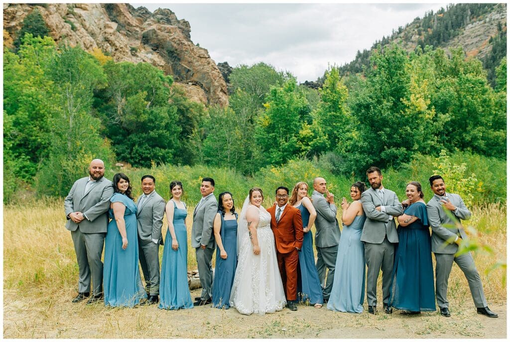 Storm Mountain Big Cottonwood Wedding Photographer Fall