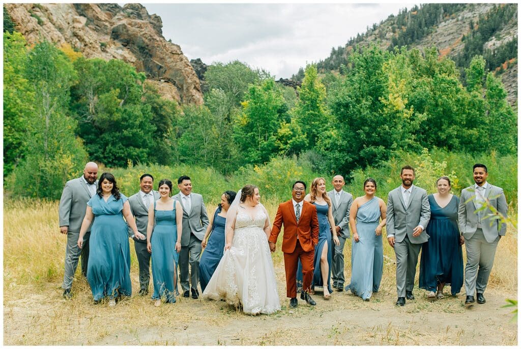 Storm Mountain Big Cottonwood Wedding Photographer Fall