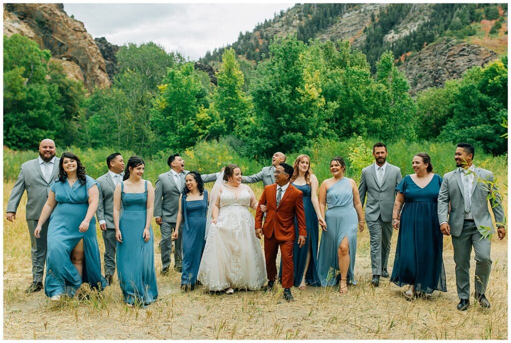 Storm Mountain Big Cottonwood Wedding Photographer Fall