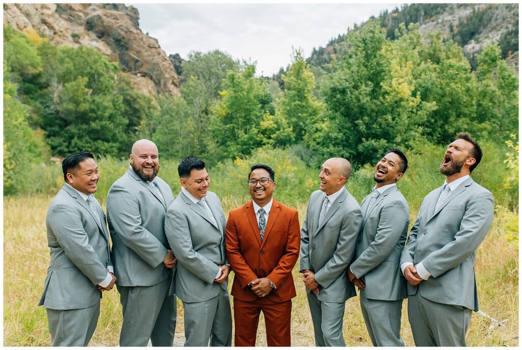 Storm Mountain Big Cottonwood Wedding Photographer Fall