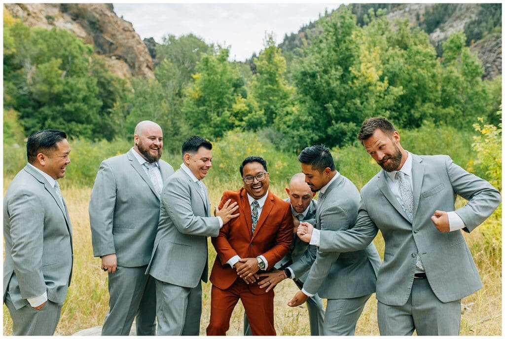 Storm Mountain Big Cottonwood Wedding Photographer Fall