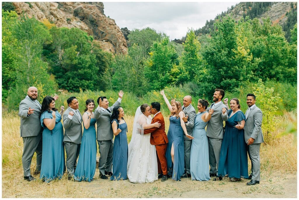 Storm Mountain Big Cottonwood Wedding Photographer Fall