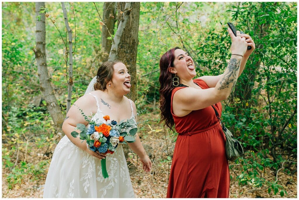 Storm Mountain Big Cottonwood Wedding Photographer Fall