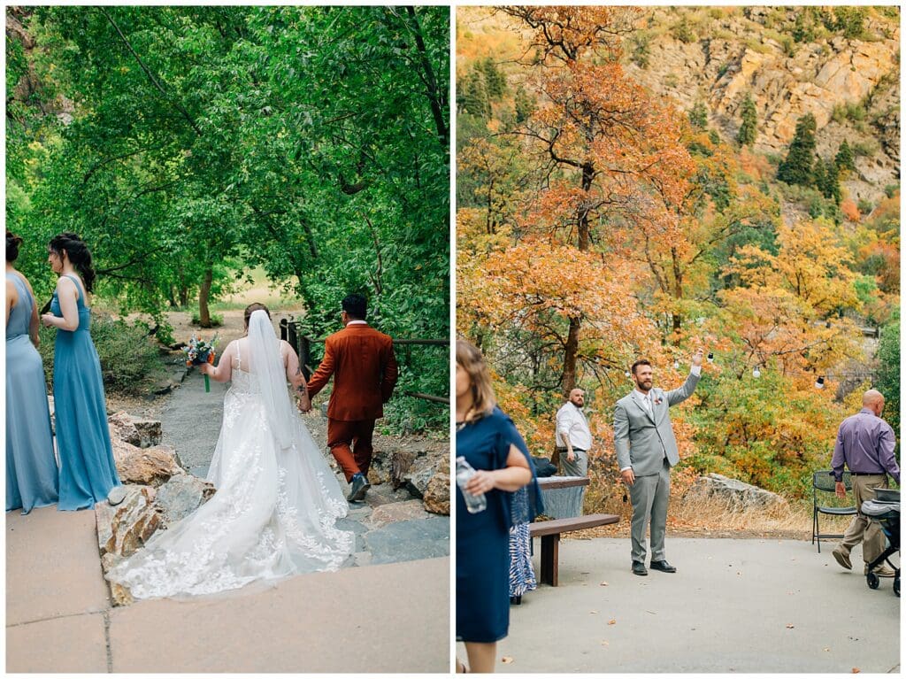 Storm Mountain Big Cottonwood Wedding Photographer Fall