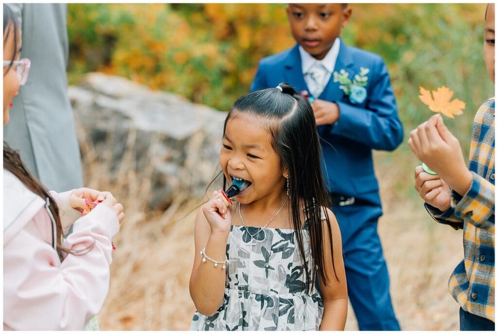 Storm Mountain Big Cottonwood Wedding Photographer Fall