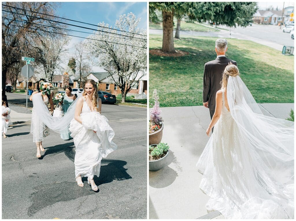 Spring Salt Lake City Wedding This is the Place Heritage Park Garden Place