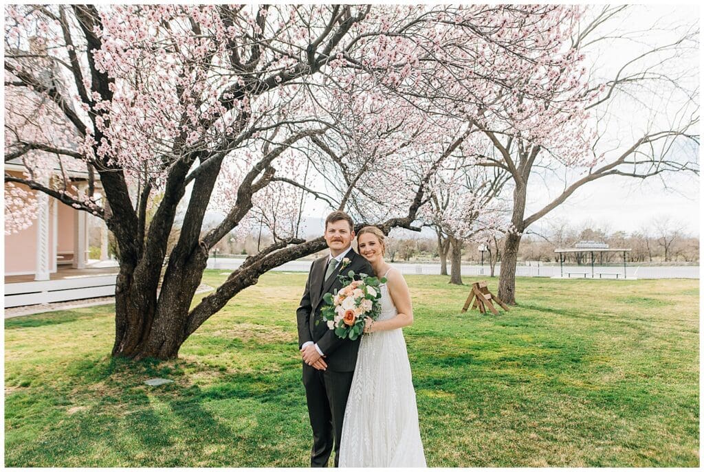 Spring Salt Lake City Wedding This is the Place Heritage Park Garden Place