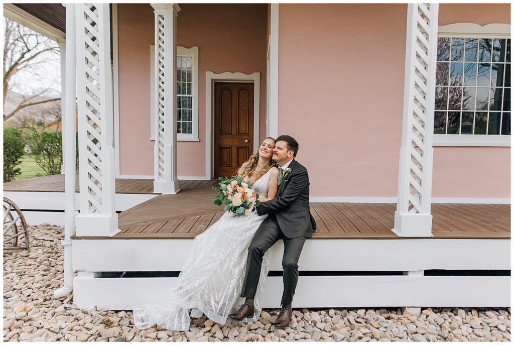 Spring Salt Lake City Wedding This is the Place Heritage Park Garden Place