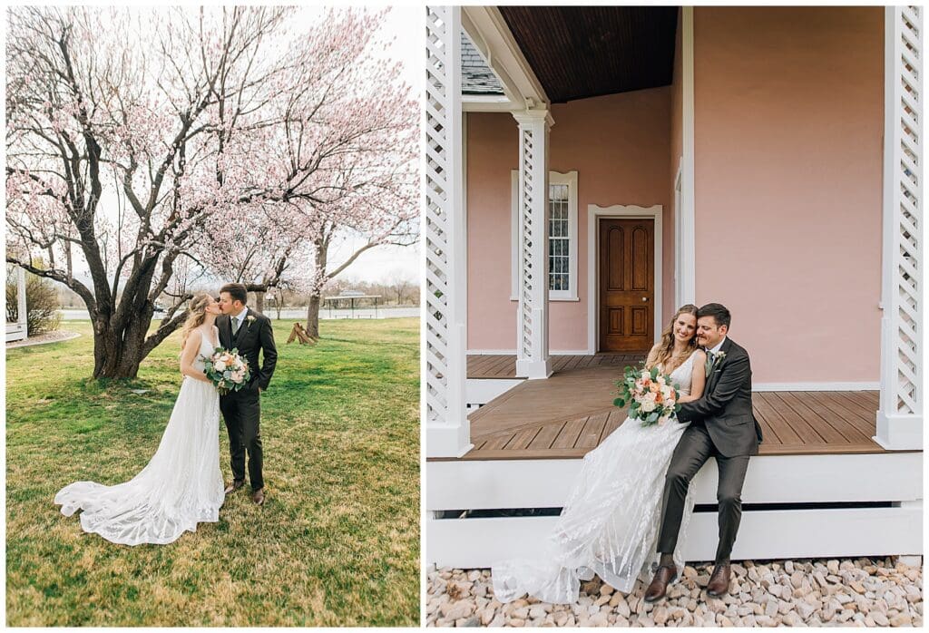 Spring Salt Lake City Wedding This is the Place Heritage Park Garden Place