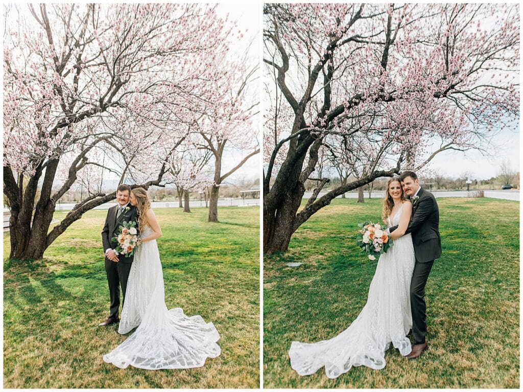 Spring Salt Lake City Wedding This is the Place Heritage Park Garden Place