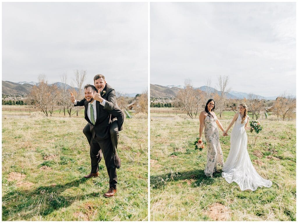 Spring Salt Lake City Wedding This is the Place Heritage Park Garden Place