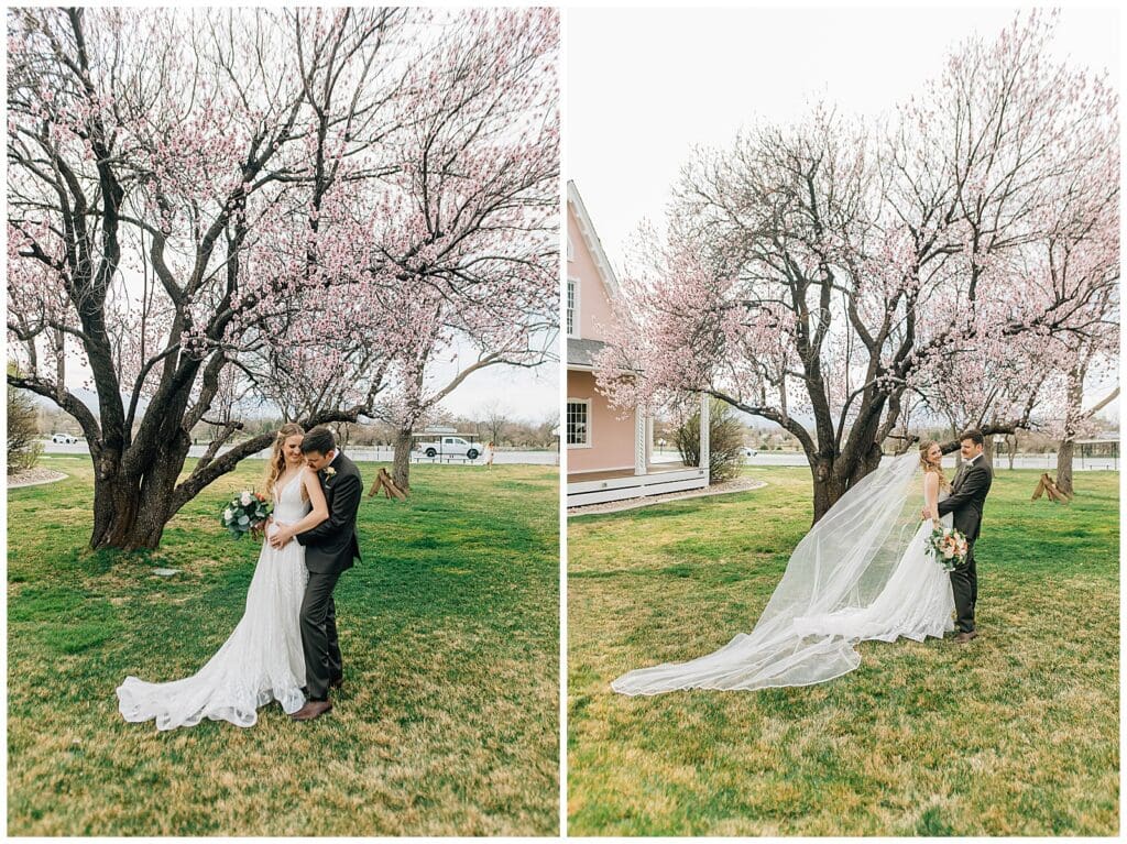 Spring Salt Lake City Wedding This is the Place Heritage Park Garden Place