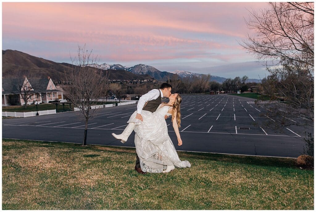 Spring Salt Lake City Wedding This is the Place Heritage Park Garden Place